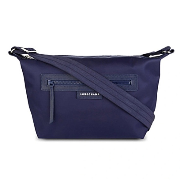 Longchamp Handbags - Longchamp Le Pliage Neo Nylon Crossbody Navy Bag.